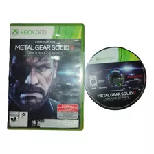 Metal Gear Solid V Ground Zeroes Xbox 360 