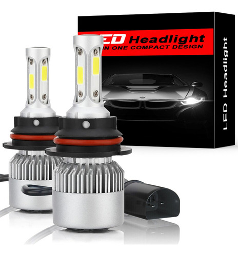 Kit Faros Luz Led 880 9007 14000lm Para Ford Haz Alta/baja Ford Mustang