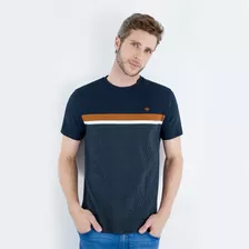 Ropa Casual Playera D.e.e.p Selection E114 Azul Marino