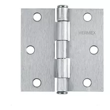 Bisagra Cuadrada 64mm Hermex 43260 Incluye Tornillos X Und