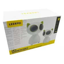 Parlante De Gato Leerfei Multimedia Digital Speaker Pc Tv Color Blanco/rosa