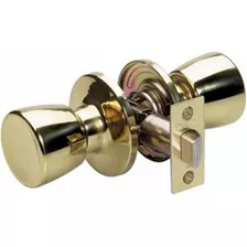 Master Lock- Pomo De Puerta De Paso De Tulipán, Latón Pulido