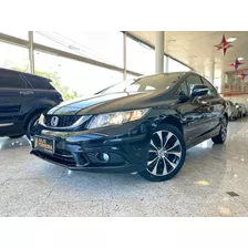 Honda Civic 2.0 Lxr Automático Flex Preto 2015