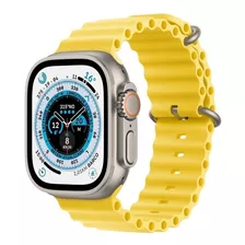 Apple watch ultra Titânio 49 mm Pulseira Oceano Amarela Cor Da Pulseira Amarela/oceano