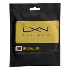 Luxilon Natural Gut 120 - Cuerda De Tenis, Color Blanco