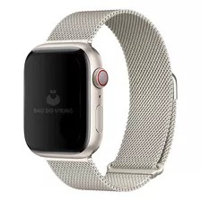 Pulseira Aço Milanês Milanese Estelar Compatível Com Apple Watch 38/40/41mm