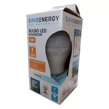 Lâmpada Led Neverstop 8w Emergencia Bulbo E27 Bivolt Luz