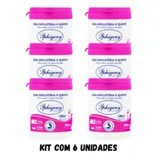 Kit Com 6 Potes De Cera Depilatória Mel 500gr