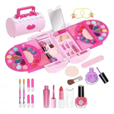 Kit De Maquillaje Para Niñas. Lavable, No Tóxico. 58 Pzs. 