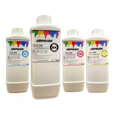 Pack Tinta Dye 4litros Para Epson Premium Marca Imprink