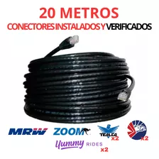 20 Metros Cable Red Internet Utp Cat5 Exterior