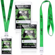 16 Piezas Video Game Vip Pass Holder Tickets Gamer Part...