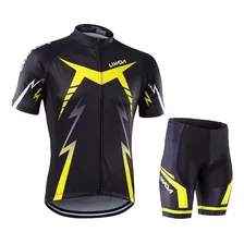 Uniforme Traje Jersey Lixada Manga Corta Ruta Badana Bici Mt