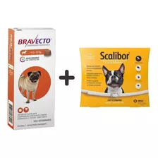 1 Bravecto 250 Mg (4,5 A 10kg) + 1 Coleira Scalibor 48cm