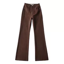 A 2021 Pantalones Acampanados De Cintura Alta De Mezclilla