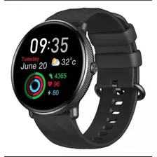 Funda Smartwatch Zeblaze Gtr 3 Pro Screen 1.32 Ultra Hd Amoled, Color Negro, Correa De Color Negro, Diseño De Pulsera De Silicona