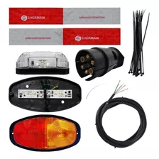 Kit Instalação Elétrica Lanterna Carretinha Reboque De Led 1