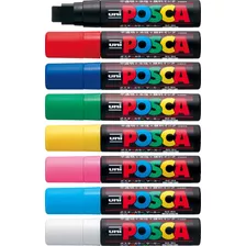 Uni Posca Cincel Pc-17k Gama Completa Todos Los 8 Colores