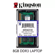 Memoria Kingston 8gb Ddr3 1600 Mhz Laptop Sodimm Nuevas !! 