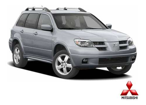 Tapetes 4pz Charola 3d Logo Mitsubishi Outlander 2004 A 2007 Foto 6