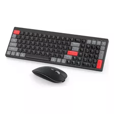 Teclado Y Mouse Inalámbricos K09, Bluetooth (bt5.04.02.4g