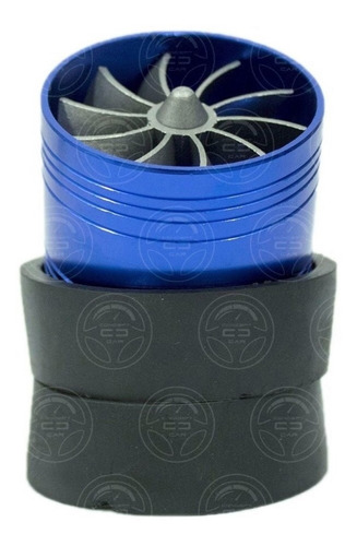 Turbina Turbo Twister P/ Filtro De Aire De Alto Flujo Azul Foto 2