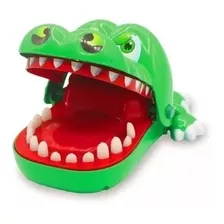Mordida Do Jacaré Brinquedo Crocodilo Jogo Dentista Verde