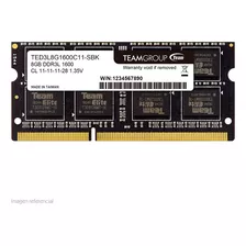 Memoria Ram Sodimm Teamgroup 8gb 1600mhz Pc3l Usado