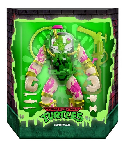 Mutagen Man Glow In Dark Tortugas Ninja Tmnt Super7 Ultimate