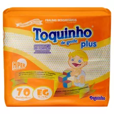 Fraldas Diguinho Toquinho De Gente Plus Eg 70 unidades