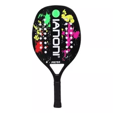 Ianoni Raquete Beach Tennis Fibra Carbono Profissional Pr750