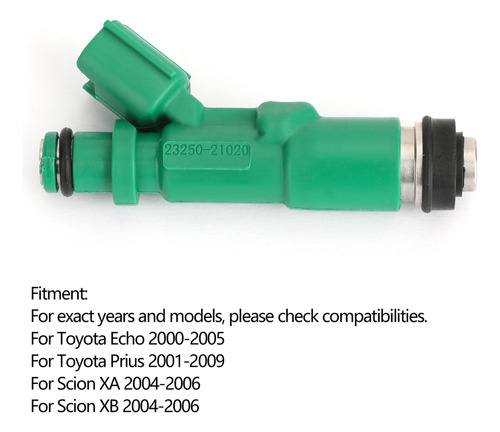 4 Inyectores De Combustible For Toyota Prius 1.5l Scion Xa Foto 6