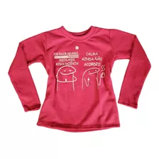 Blusa Infantil Menina Blusinha De Inverno Manga Longa Luxo