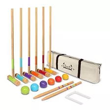 Gosports - Juego De Croquet Para 6 Jugadores, Para Adultos 