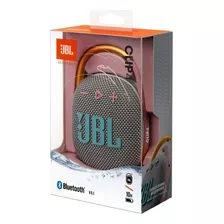 Alto-falante Sem Fio Jbl Clip4 Da Harman Portátil Bluetooth Color Gris