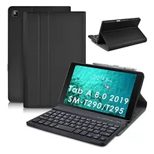 Funda Con Teclado Detuosi / Para Galaxy Tab 8.0 / Black