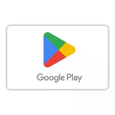 Cartão Play Store Google Gift Card R$ 20 Reais Android