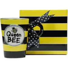 Burton & Burton Whimsical Queen Bee Taza De Café De 13 Oz Co