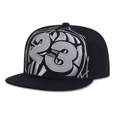 Gorra 23 Bordado Grande Snapback Vicera Plana Ajustable 