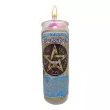 Veladora Esotérica Aromática Tetragramaton Protección Fuerza