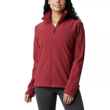 Campera Polar Columbia Fast Trek 2 Jacket Mujer Marsala Red