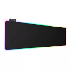 Tapete Pad Mouse Gamer Rgb Almohadilla Largo 80x30 Xl Xxl Color Negro