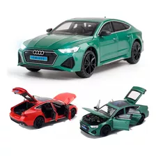 Audi Rs7 Sportback Miniatura Metal Car Con Luz Y Sonido 1/24