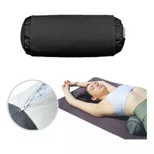 Mini Bolster Yoga - Rolo Almofada Cilíndrica Pequena 38x15cm