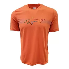 Greg Norman Camiseta Para Hombre Performance Big Shark Logo