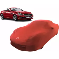 Capa De Tecido Para Carro Mercedes Slk 250 Cor Vermelha