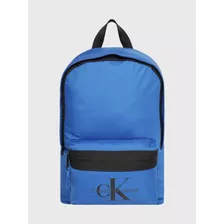 Mochila Azul Con Logo Estampado Calvin Klein Jeans De Hombre