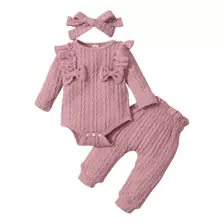 Ropa Conjunto 3 Piezas Para Bebes Niñas