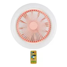 Foco Ventilador Control Remoto 3 Tonos De Luz 3 Velocidades