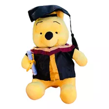 Nuevo Peluche Osito Winnie Pooh Graduado Graduacion Oso